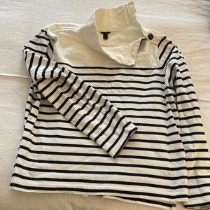 Striped cotton jcrew sweater